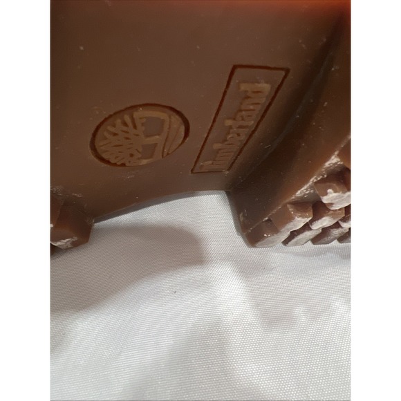 Timberland Jayne Waterproof Teddy Fleece Fold Down Brown Nubuck Women Size 8 - Picture 3 of 10